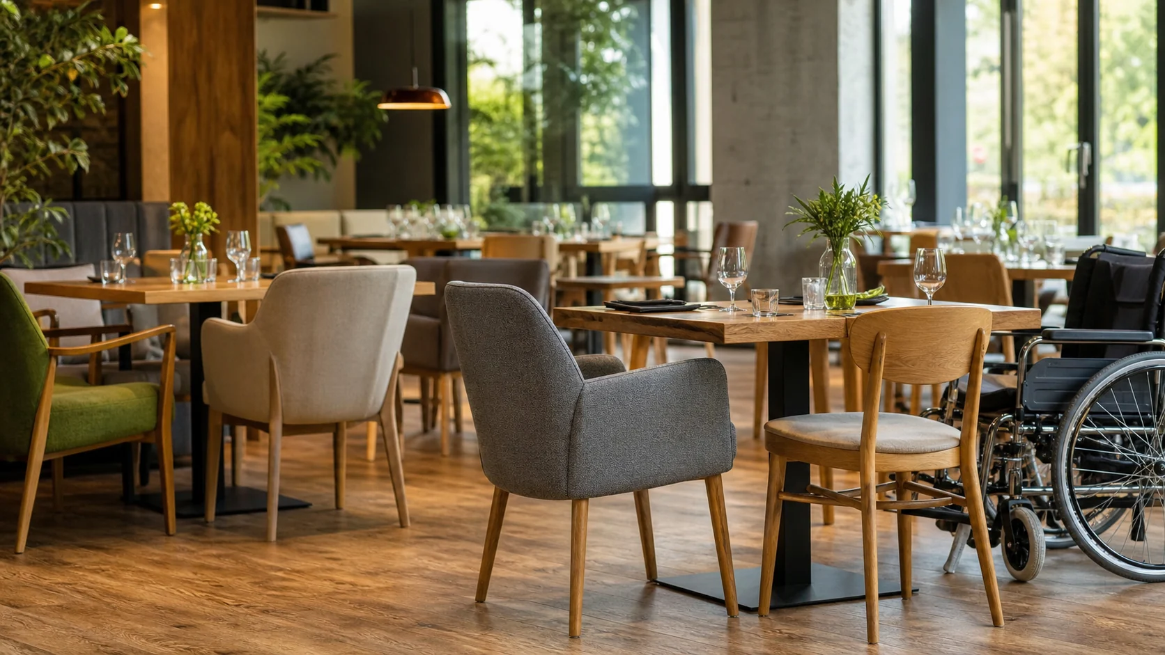 Redaktionelles Titelbild zum Beitrag: Mehrgenerationen-Gastronomie: Sitzkomfort f?r unterschiedliche G?stegruppen planen